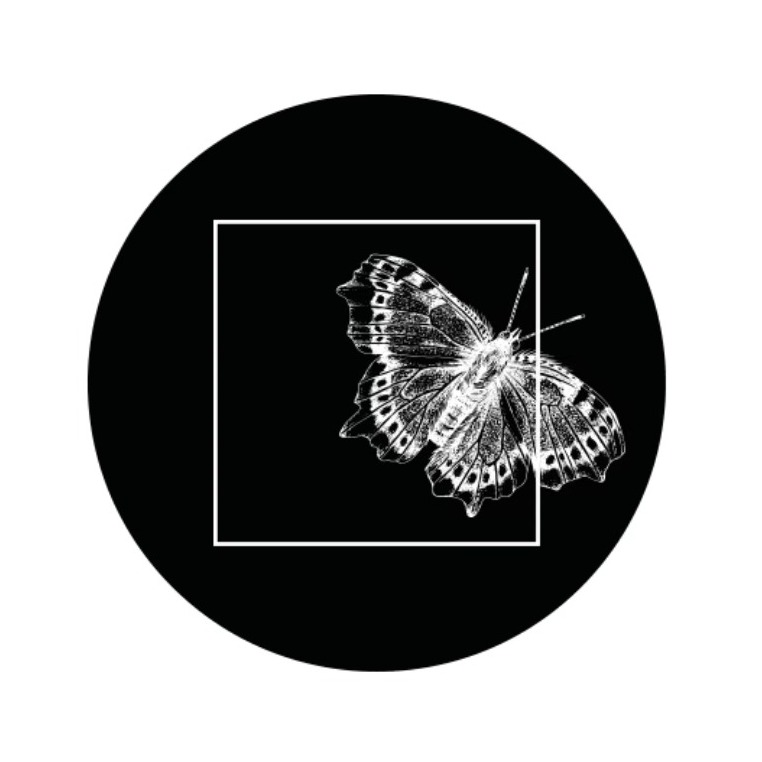 The Butterfly Logo Sticker